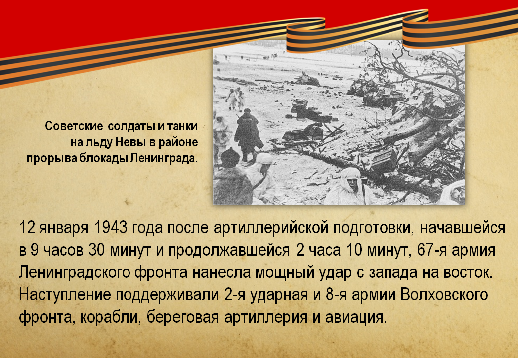 Прорыв блокады 1943 года. Прорыв блокады Ленинграда 18 января 1943.